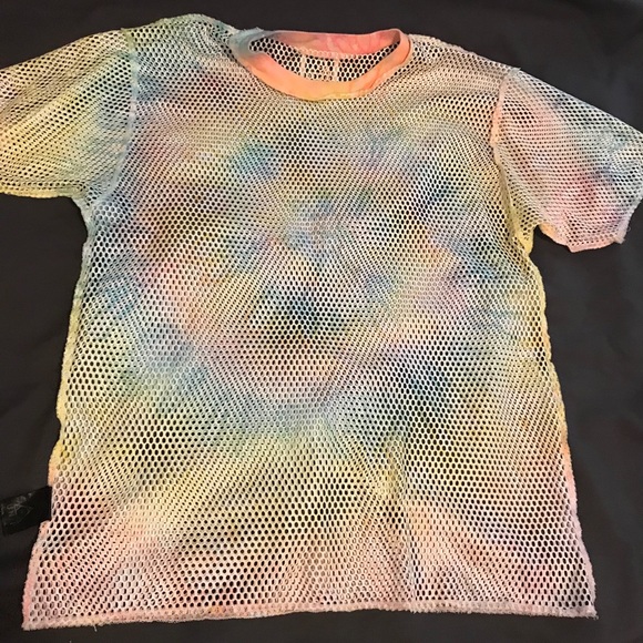 UNIF Relapse Tie Dye Mesh T-Shirt - Picture 4 of 11